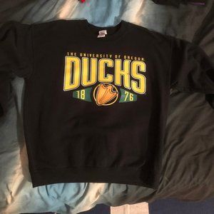 University of Oregon Ducks crewneck sweater
